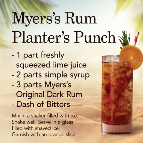 Myers’s Original Jamaican Dark Rum Perspective: top