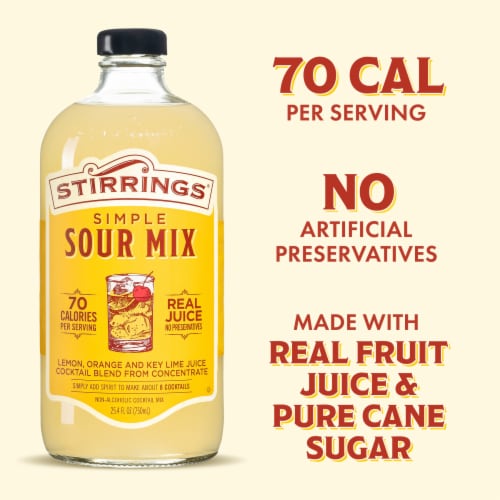 Stirrings Simple Sour Mix Perspective: top