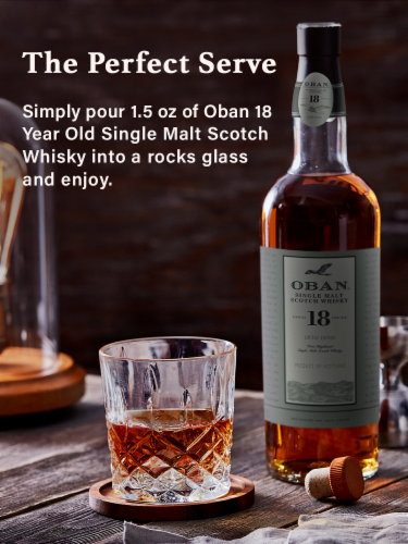 Oban Whisky - Single Malt Scotch 18YO Perspective: top