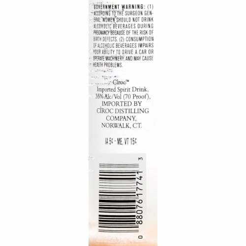 Ciroc Vodka Peach Perspective: top