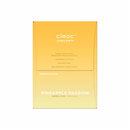 CIROC Pineapple Passion Vodka Spritz Perspective: top