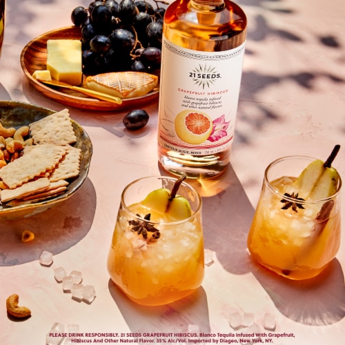 21 Seeds Tequila Grapefruit Hibiscus Perspective: top