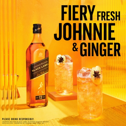 Johnnie Walker Whisky - Blended Scotch JW Black Label Perspective: top