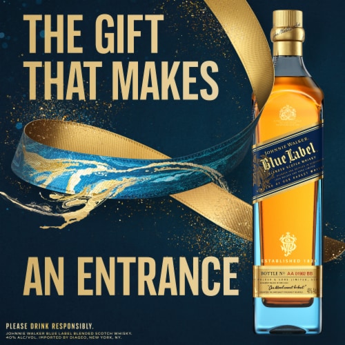 Johnnie Walker Blue Label Blended Scotch Whisky, 750 mL - QFC