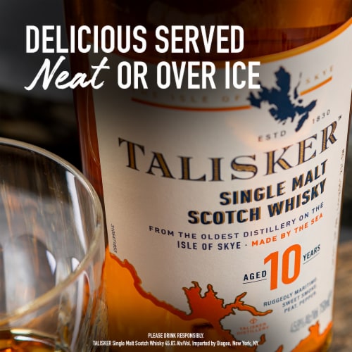 Talisker Whisky - Single Malt Scotch 10YO Perspective: top