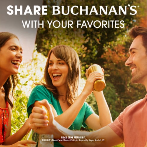 Buchanan's DeLuxe Aged 12 Years Blended Scotch Whisky Perspective: top