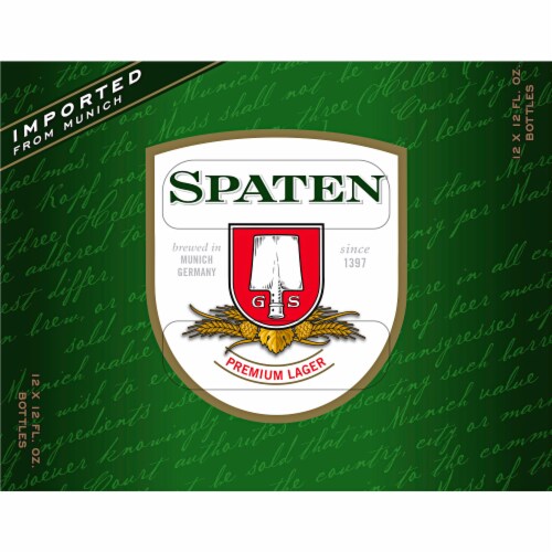 Spaten Premium Lager Beer Perspective: top