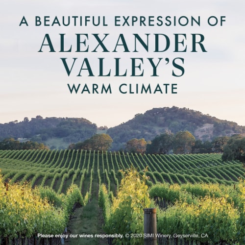 SIMI Alexander Valley Landslide Vineyard Cabernet Sauvignon Red Wine Perspective: top