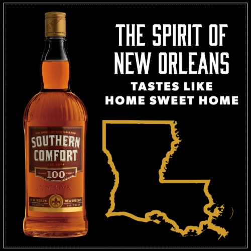 Southern Comfort 100 Whiskey - 100 Proof Perspective: top