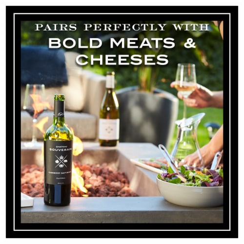 Chateau Souverain Cabernet Sauvignon Red Wine Perspective: top