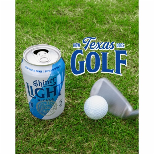 Shiner® Light Blonde Lager Craft Beer Perspective: top