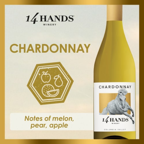 14 Hands Chardonnay Washington White Wine Perspective: top
