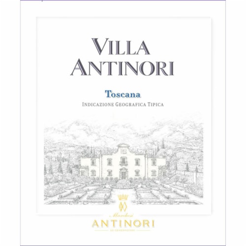 Villa Antinori Tuscany Italy White Wine Perspective: top