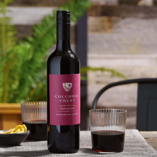 Columbia Crest Grand Estates Red Blend Washington Red Wine Perspective: top