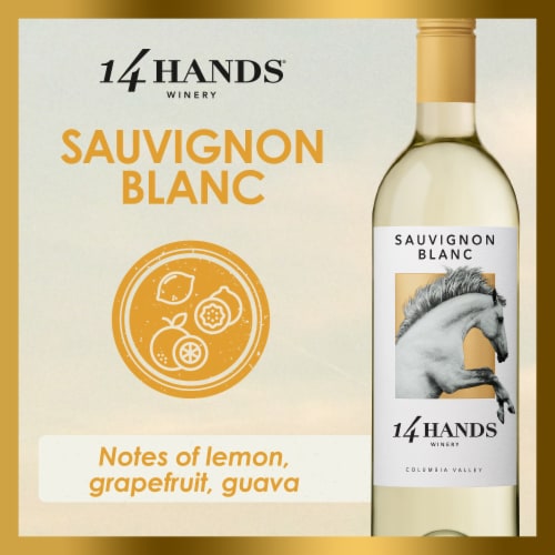 14 Hands Sauvignon Blanc Washington White Wine Perspective: top