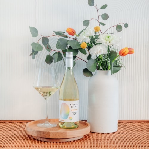 Liquid Light Chardonnay Washington White Wine Perspective: top