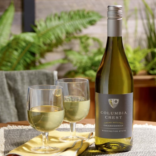 Columbia Crest Grand Estates Chardonnay Washington White Wine Perspective: top