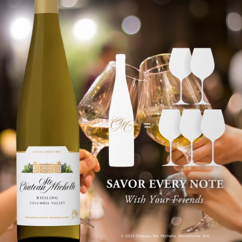 Chateau Ste Michelle Columbia Valley Riesling Washington White Wine Perspective: top