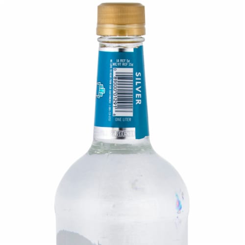 Mr. Boston Caribbean Style Silver White Rum Perspective: top