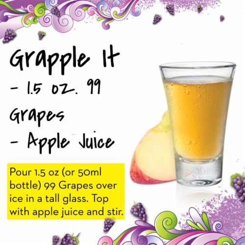 99 Brand Grape Liqueur Perspective: top
