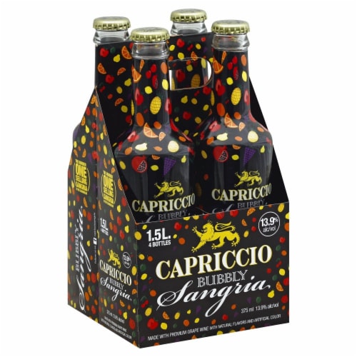 Capriccio Mini Bubbly Sangria Wine Perspective: top