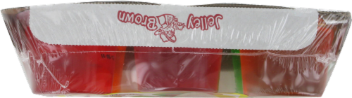 Jelley Brown Assorted Flavors Gelatin Perspective: top