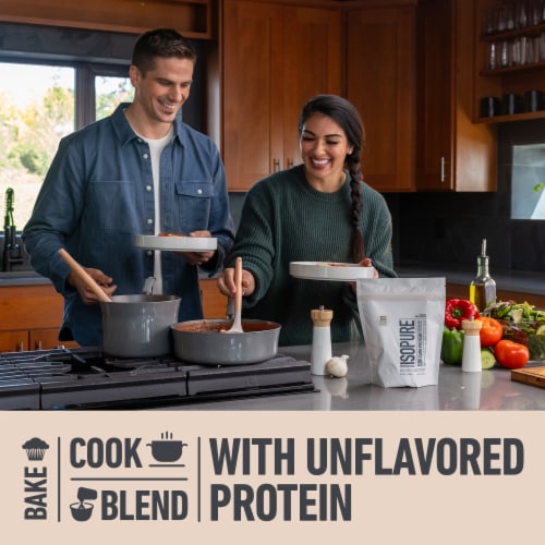 Isopure Zero Carb Unflavored Whey Isolate Protein Powder Perspective: top