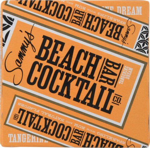 Sammy's Beach Bar Rum Sparkling with Rum Tangerine Dream Cocktails Perspective: top