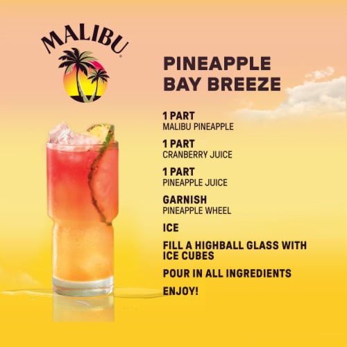 Malibu Pineapple Rum Perspective: top