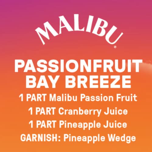 Malibu Passion Fruit Rum Perspective: top