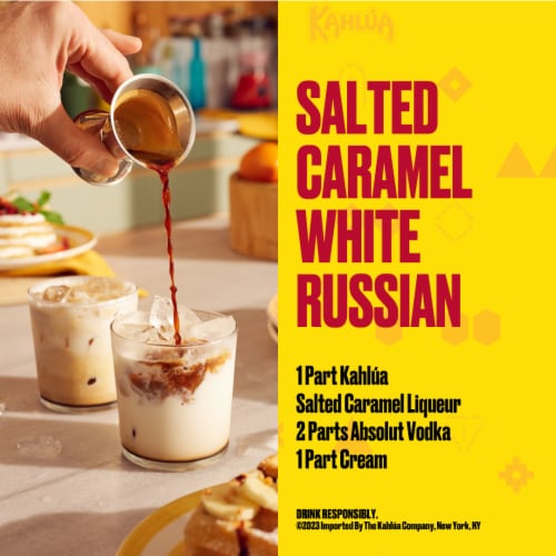 Kahlua Salted Caramel Coffee Liqueur Perspective: top