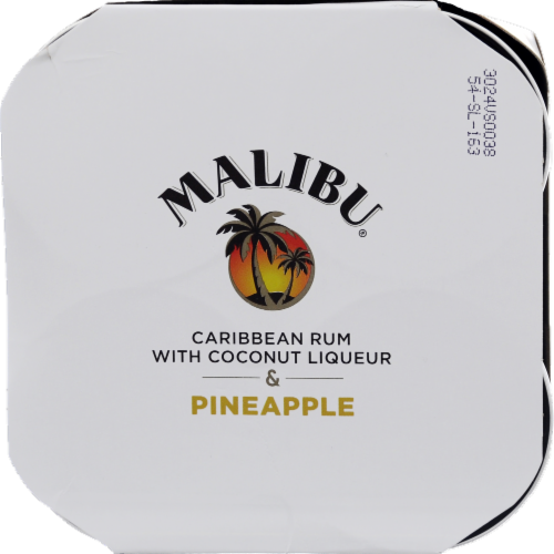 Malibu Pineapple Cocktails Perspective: top