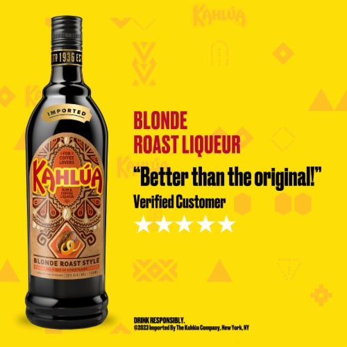 Kahlua Blonde Roast Style Coffee Liqueur Perspective: top