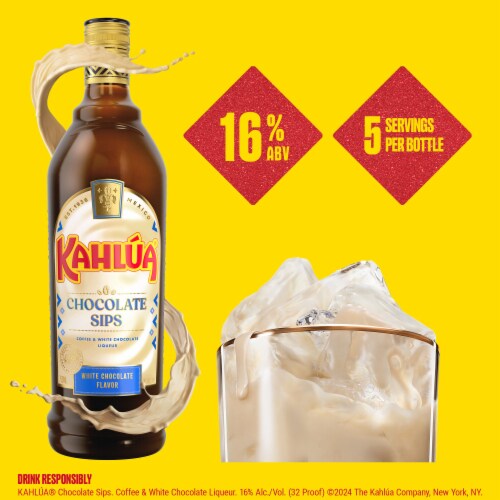 Kahlua Chocolate Sips Coffee Liqueur Perspective: top