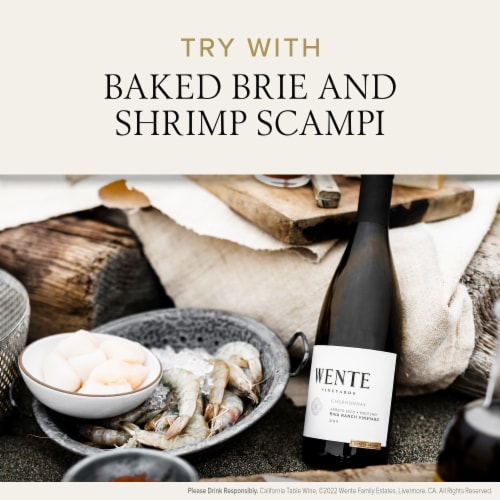 Wente Vineyards Chardonnay California White Wine Perspective: top