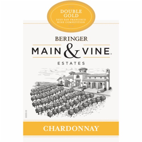 Beringer Main & Vine Chardonnay California White Wine Perspective: top