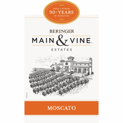 Beringer Main & Vine Moscato California White Wine Perspective: top