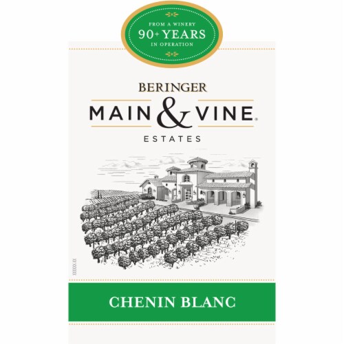 Beringer Main & Vine Chenin Blanc California White Wine Perspective: top
