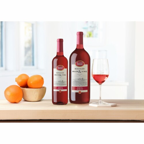 Beringer White Merlot California Rose Wine Perspective: top