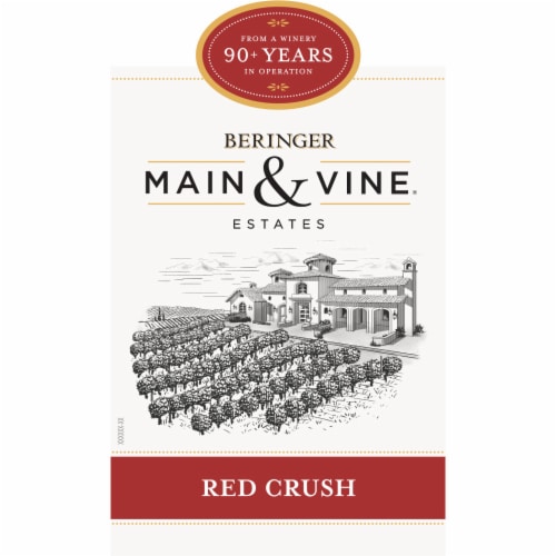 Beringer Main & Vine Red Crush Blend California Wine Perspective: top