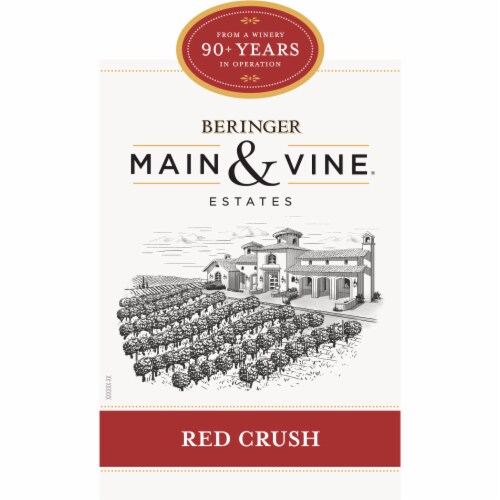 Beringer Main & Vine Red Crush Blend California Wine Perspective: top