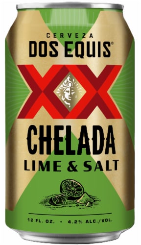 Dos Equis® Lime & Salt Mexican Lager Craft Beer Perspective: top