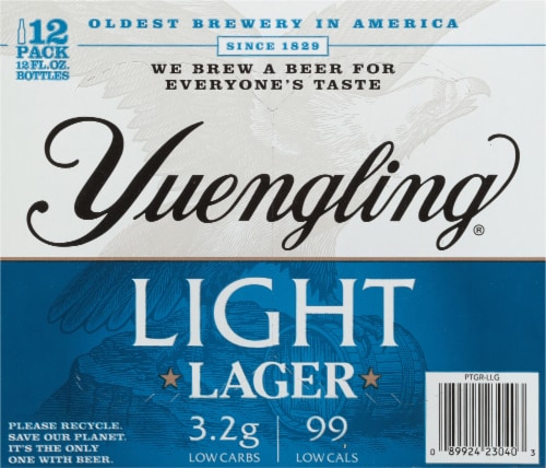 Yuengling® Light Lager Perspective: top