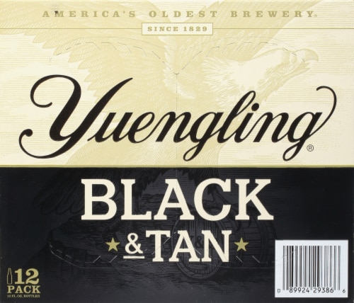 Yuengling Original Black & Tan Porter & Premium Beer Perspective: top