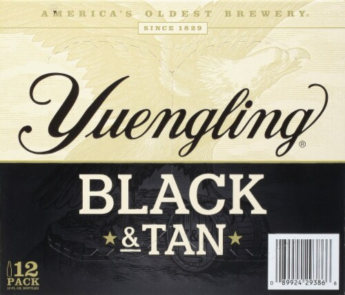 Yuengling Original Black & Tan Porter & Premium Beer Perspective: top