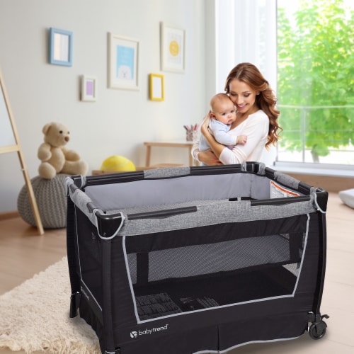 Twin deals playard bassinet