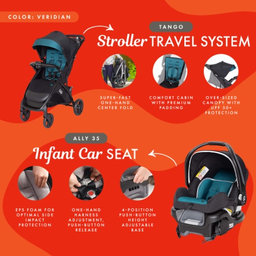 Baby Trend Tango Lightweight Infant Car Seat Stroller Travel System Veridian 1 Piece Fred Meyer