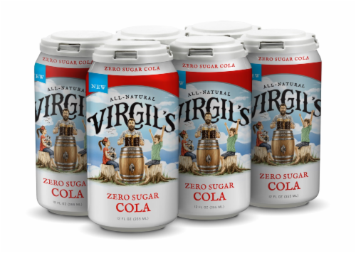 Virgil's Zero Sugar Cola Perspective: top