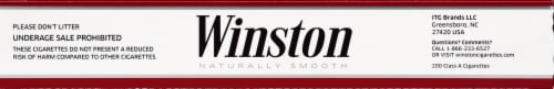 Winton Red Box King Carton Perspective: top