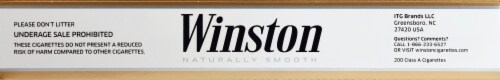 Winston Gold Box King Carton Perspective: top